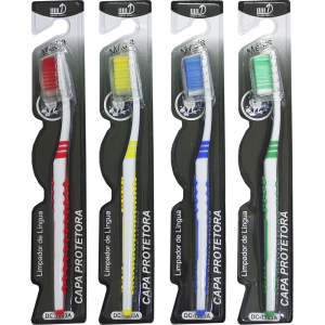 ESCOVA DENTAL ADULTO MÉDIA C/ 12UN  DC-1903A