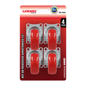 RODAS / RODIZIO 4UN. REFORÇADO 1,5