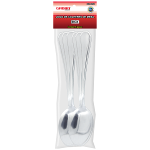 COLHER EM INOX C/ 6 UN. - GADAN