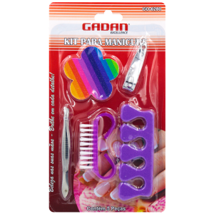 KIT MANICURE C/ 5 PEÇAS - GADAN - GD-6280